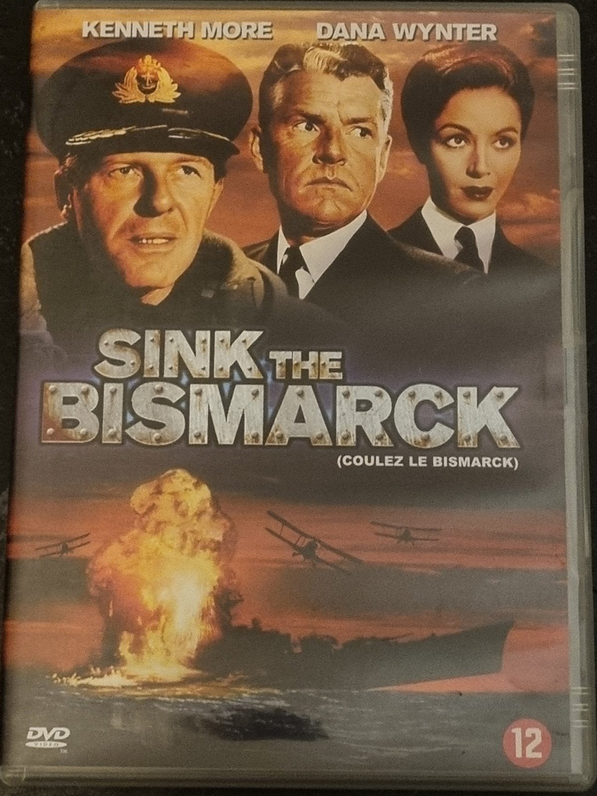 Sink the Bismarck! (DVD) - Oorlogsfilm WOII, Engels, Bonusmateriaal, Italiaans, Ophalen of Verzenden