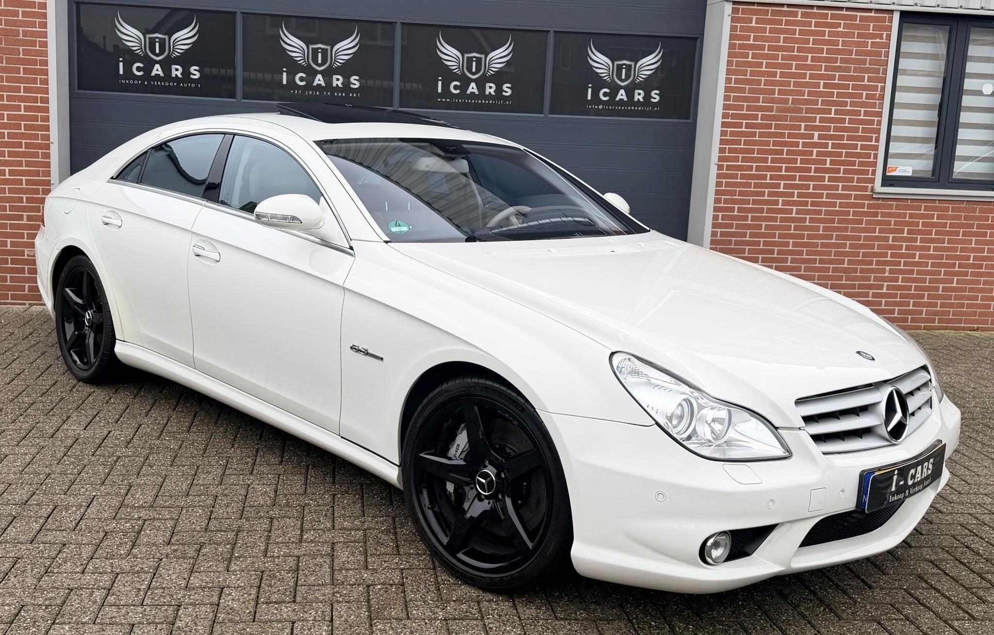 Mercedes-Benz CLS-klasse AMG 63 Nette staat Dealer onderhoud, Auto's, Automaat, Achterwielaandrijving, Gebruikt, Wit