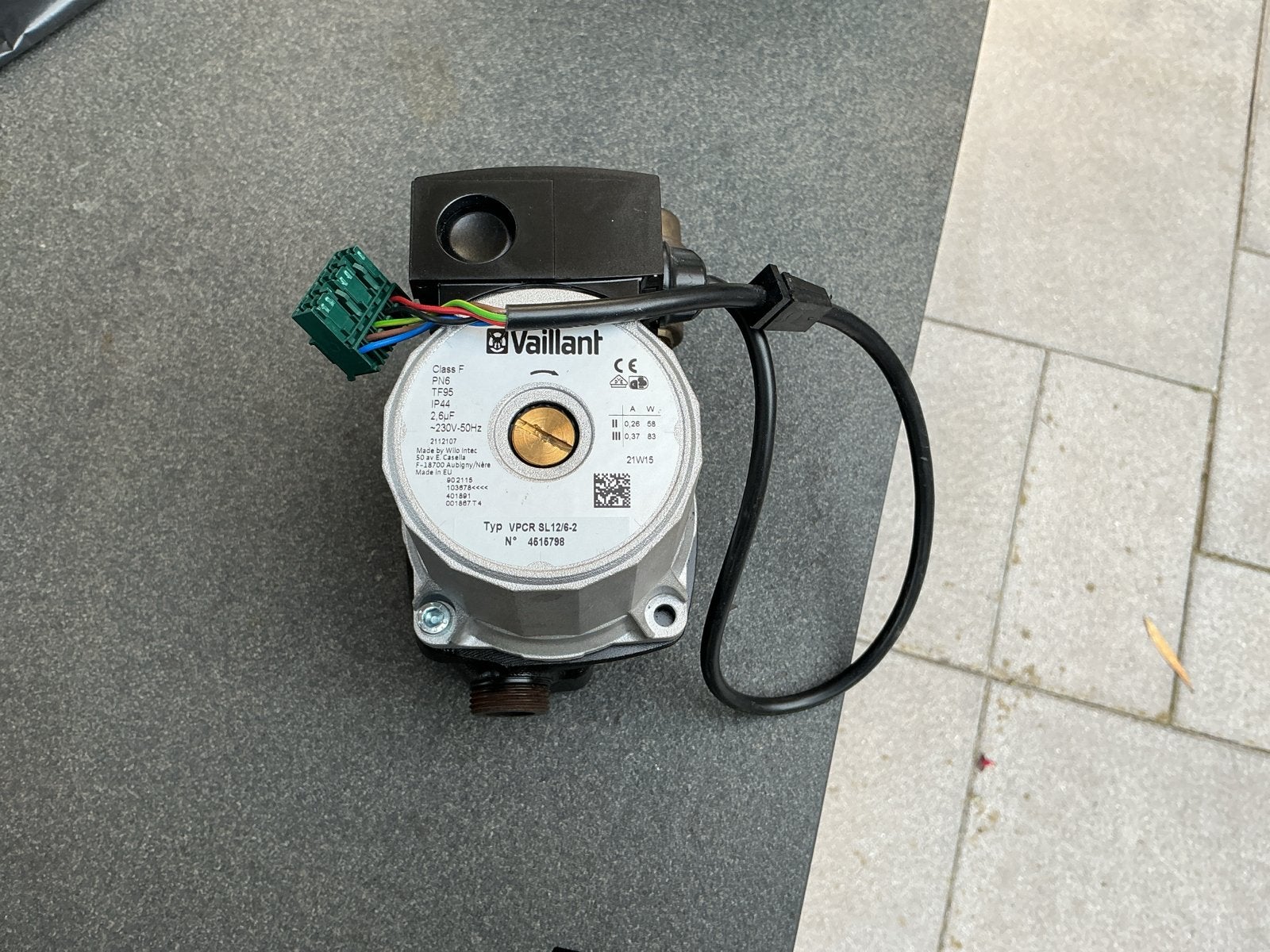 Vaillant Solide CV pomp - Typ VPCR SL12/6-2, Ophalen of Verzenden, Nieuw