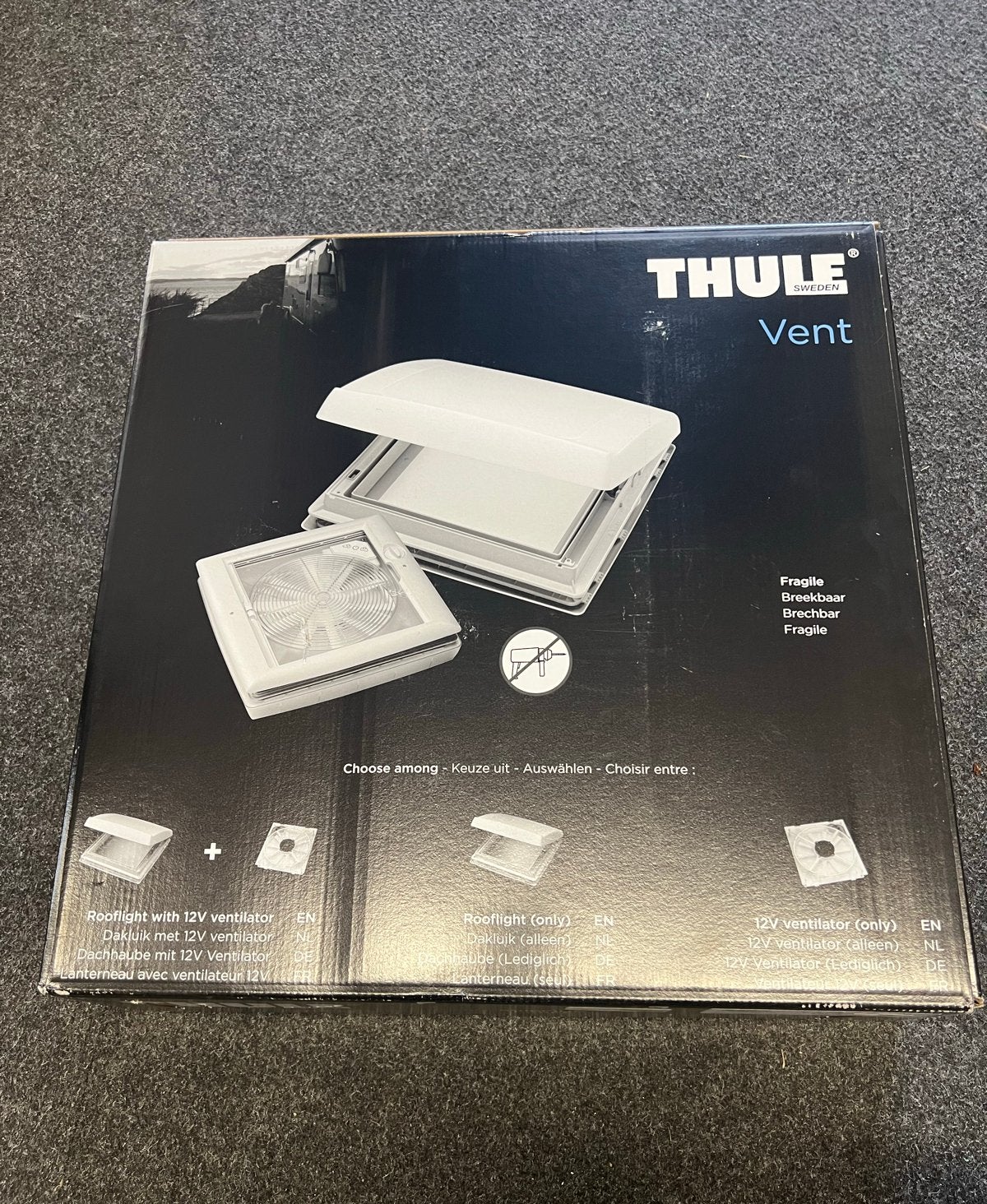 Thule vent Dakluik met Ventilator 12V - Nieuw, Caravans en Kamperen, Ophalen, Nieuw