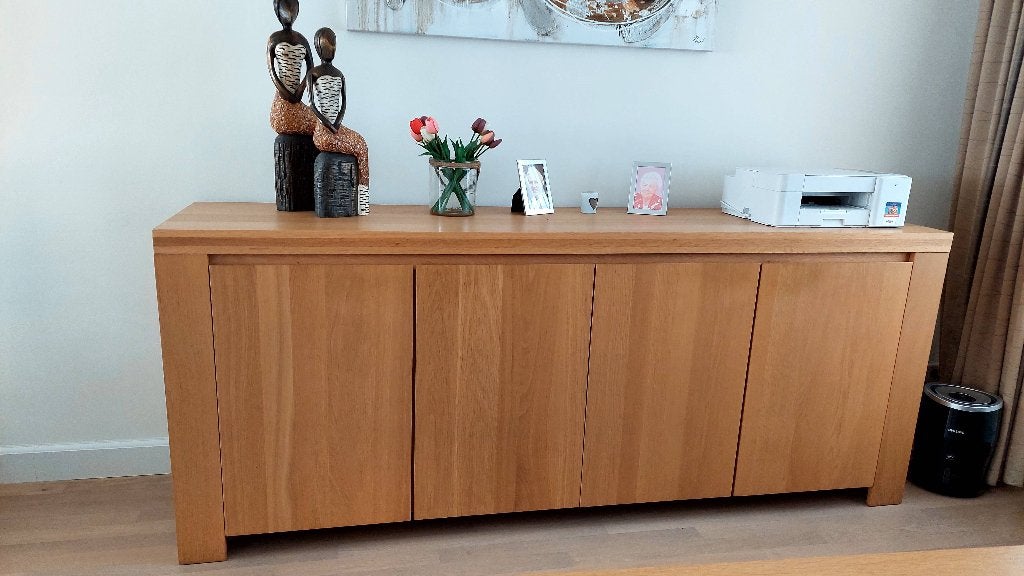 Dressoir, Huis en Inrichting, Kasten | Dressoirs, Ophalen, Eikenhout, 200 cm of meer, 50 tot 75 cm
