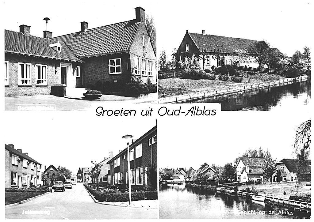 804350	Oud Alblas	ZH 1971	Gelopen met Postzegel, Ophalen of Verzenden, 1960 tot 1980, Gelopen, Zuid-Holland