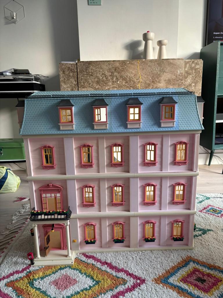Playmobil herenhuis 5303 met extra uitbreidingen., Ophalen of Verzenden