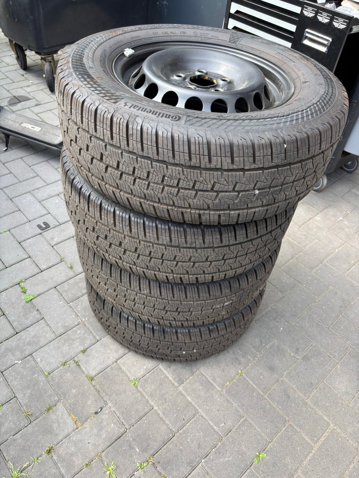 VW Crafter/MAN TGe All-Season banden met TPMS sensoren, Ophalen, 16 inch, Geen, Geen