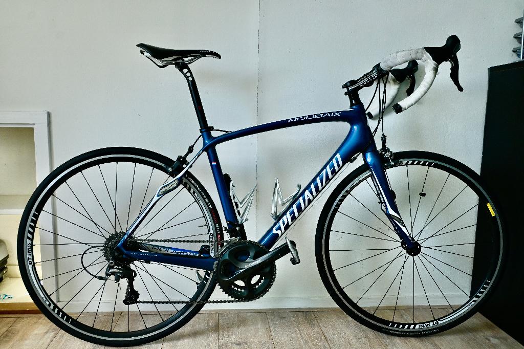 Specialized Roubaix racefiets, Carbon, Zo goed als nieuw, Meer dan 20 versnellingen, 53 tot 57 cm