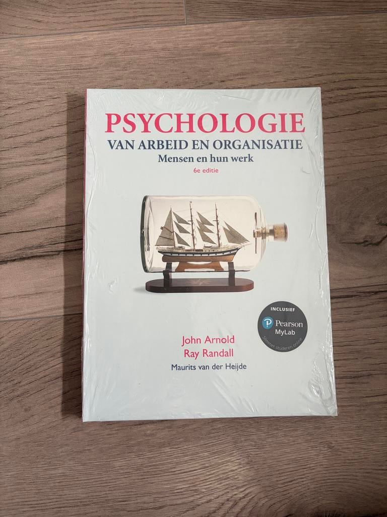 Psychologie van Arbeid en Organisatie - 6e editie, Ophalen of Verzenden, Nieuw, Overige onderwerpen