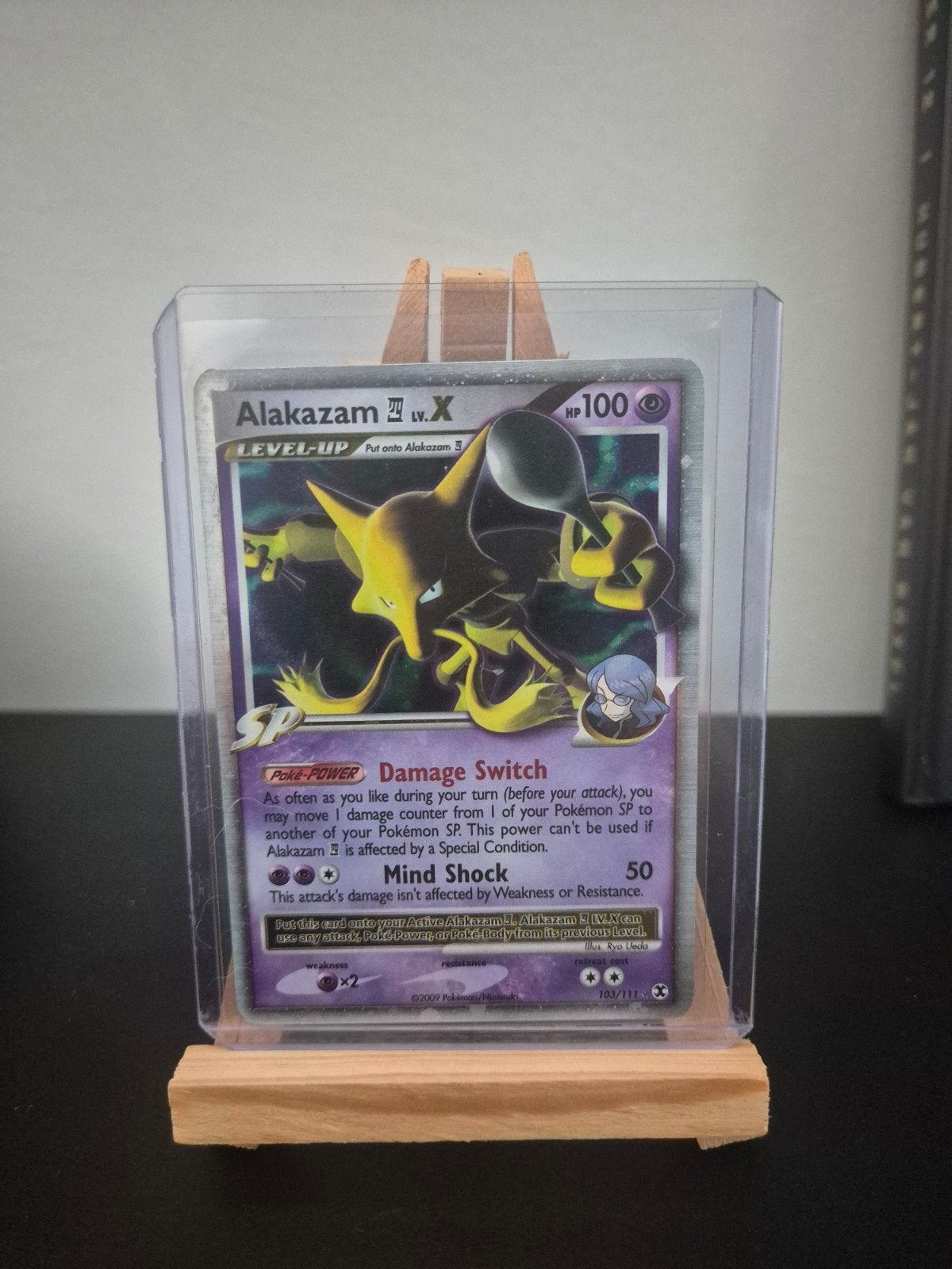 Alakazam LV.X 103/111 - Pokémon Kaart, Ophalen of Verzenden, Gebruikt, Losse kaart, Foil