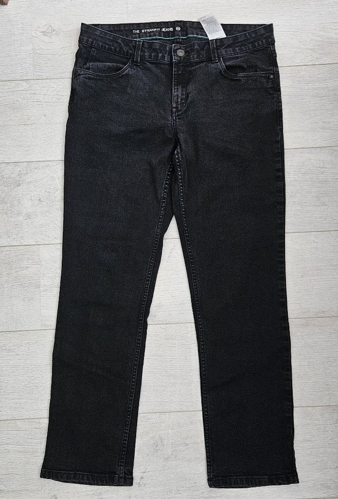 C&A The Straight jeans spijkerbroek zwart maat 42, Zwart, Ophalen of Verzenden, Zo goed als nieuw, W33 - W36 (confectie 42/44)