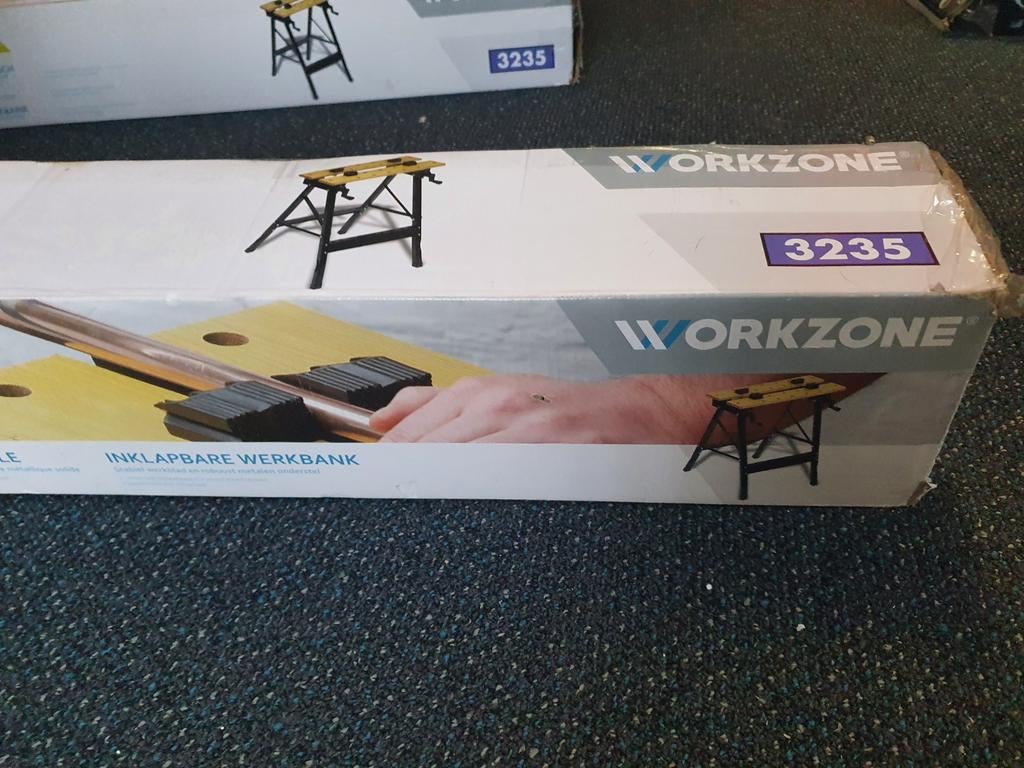 WORKZONE Inklapbare Werkbank - Nieuw in Doos, Ophalen