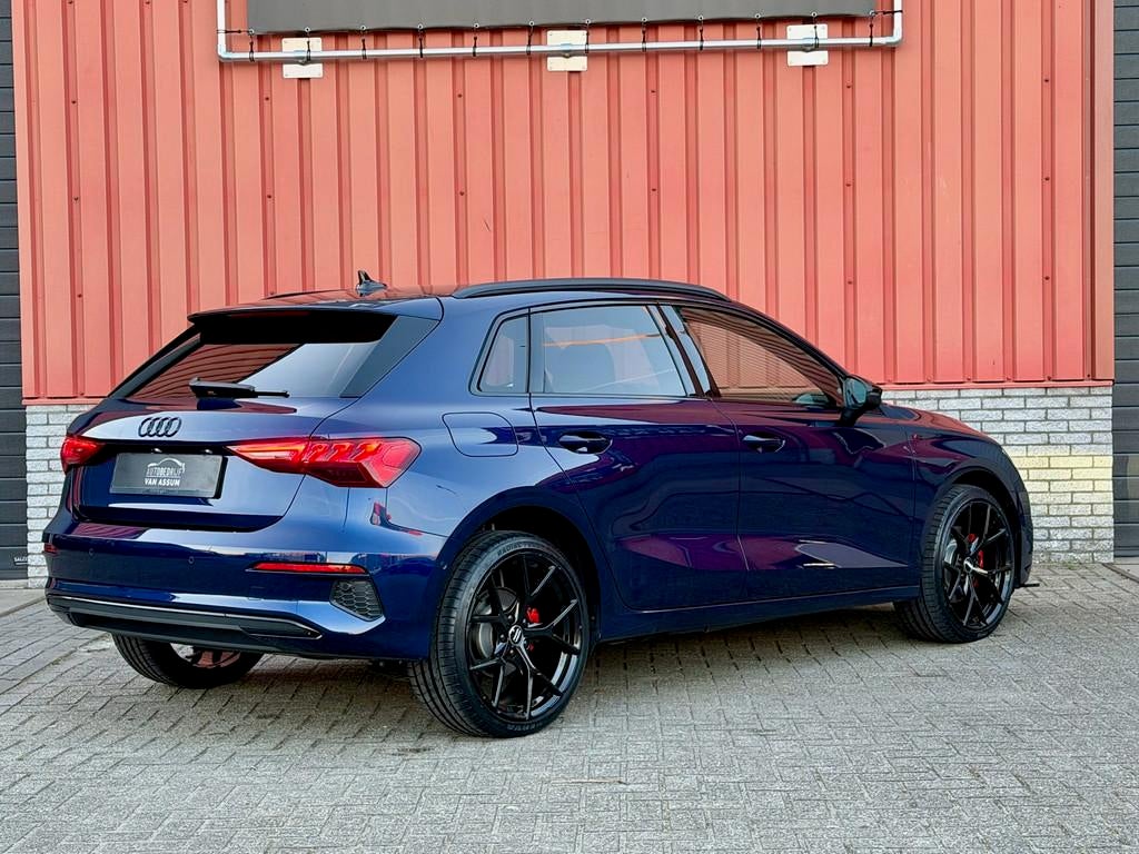 Audi A3 Sportback 40 TFSI e S-Line Sfeer Carplay ACC Lane 19, Auto's, Gebruikt, 4 cilinders, Blauw, Plug-in hybride