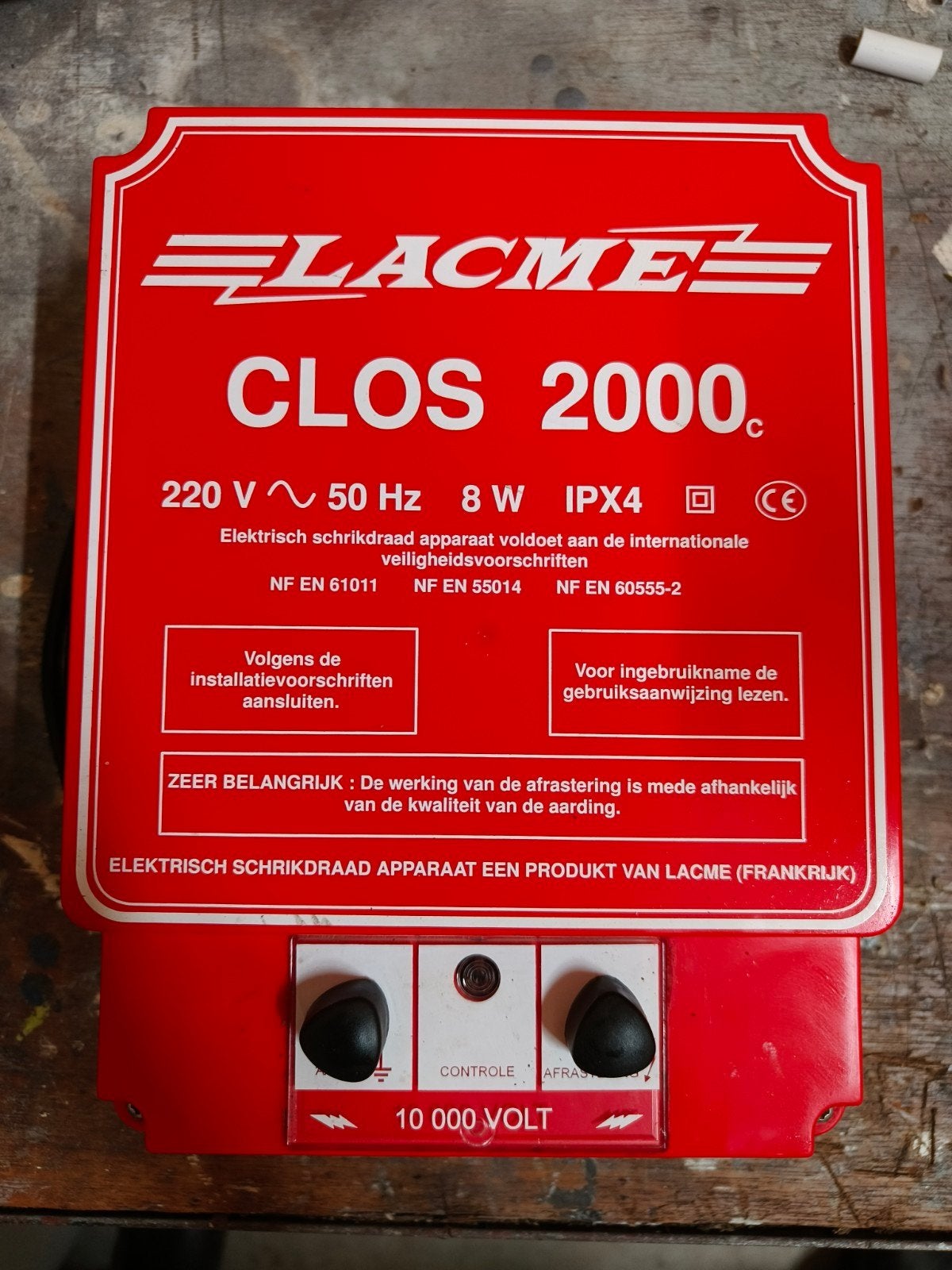 Lacmé Clos 2000c Elektrisch Schrikdraadapparaat