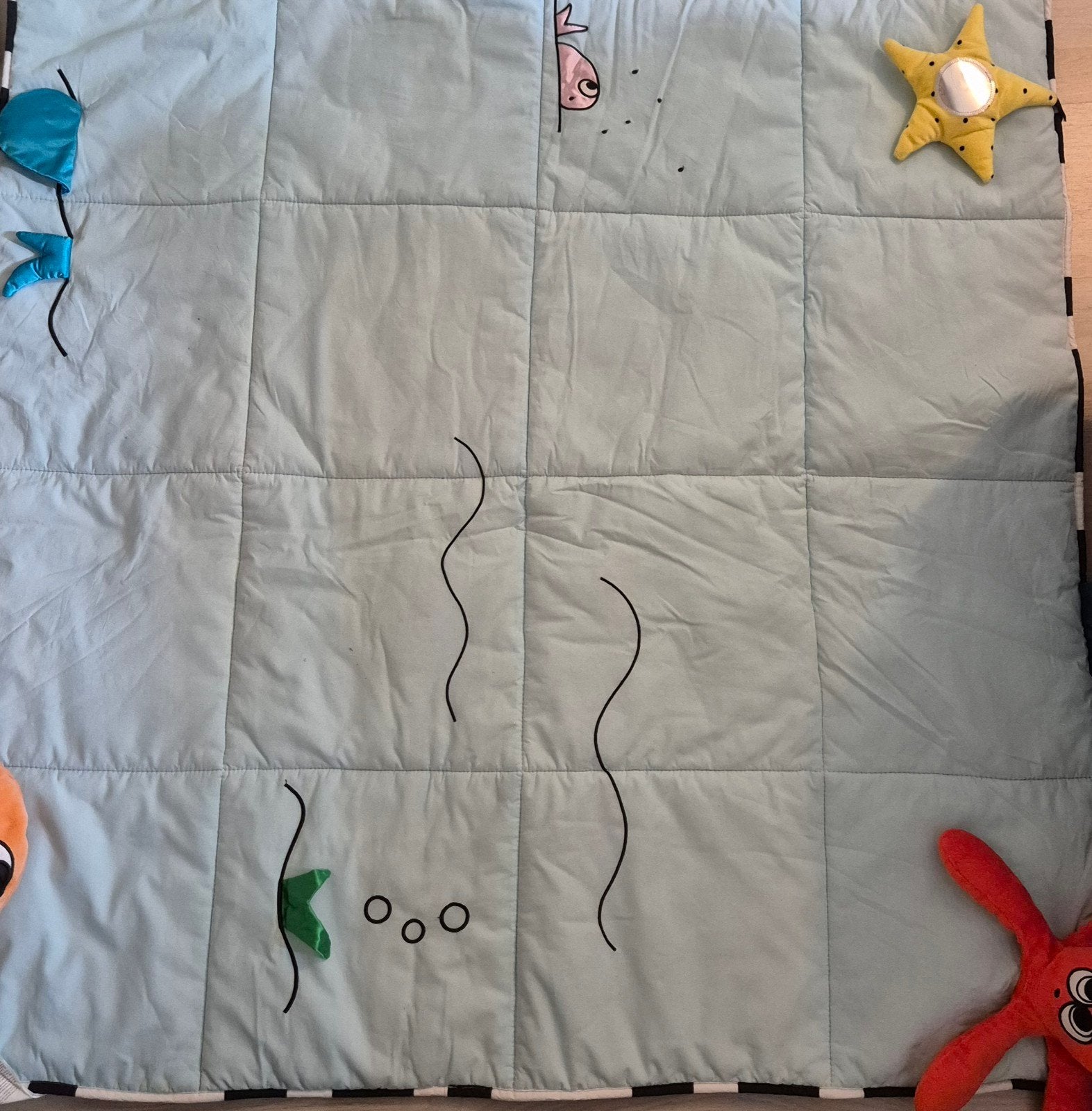 3 speelmatten en boxkleden, Ophalen, Gebruikt