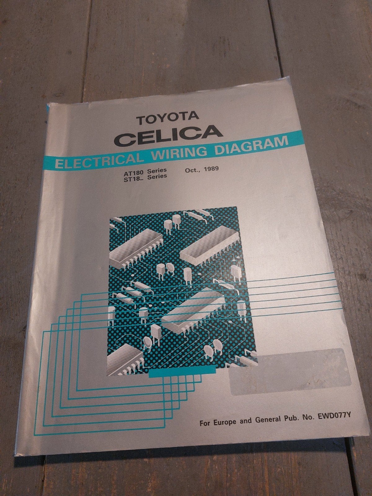 ELECTRICAL WIRING DIAGRAM TOYOTA CELICA AT180 ST182  ST184, Ophalen of Verzenden