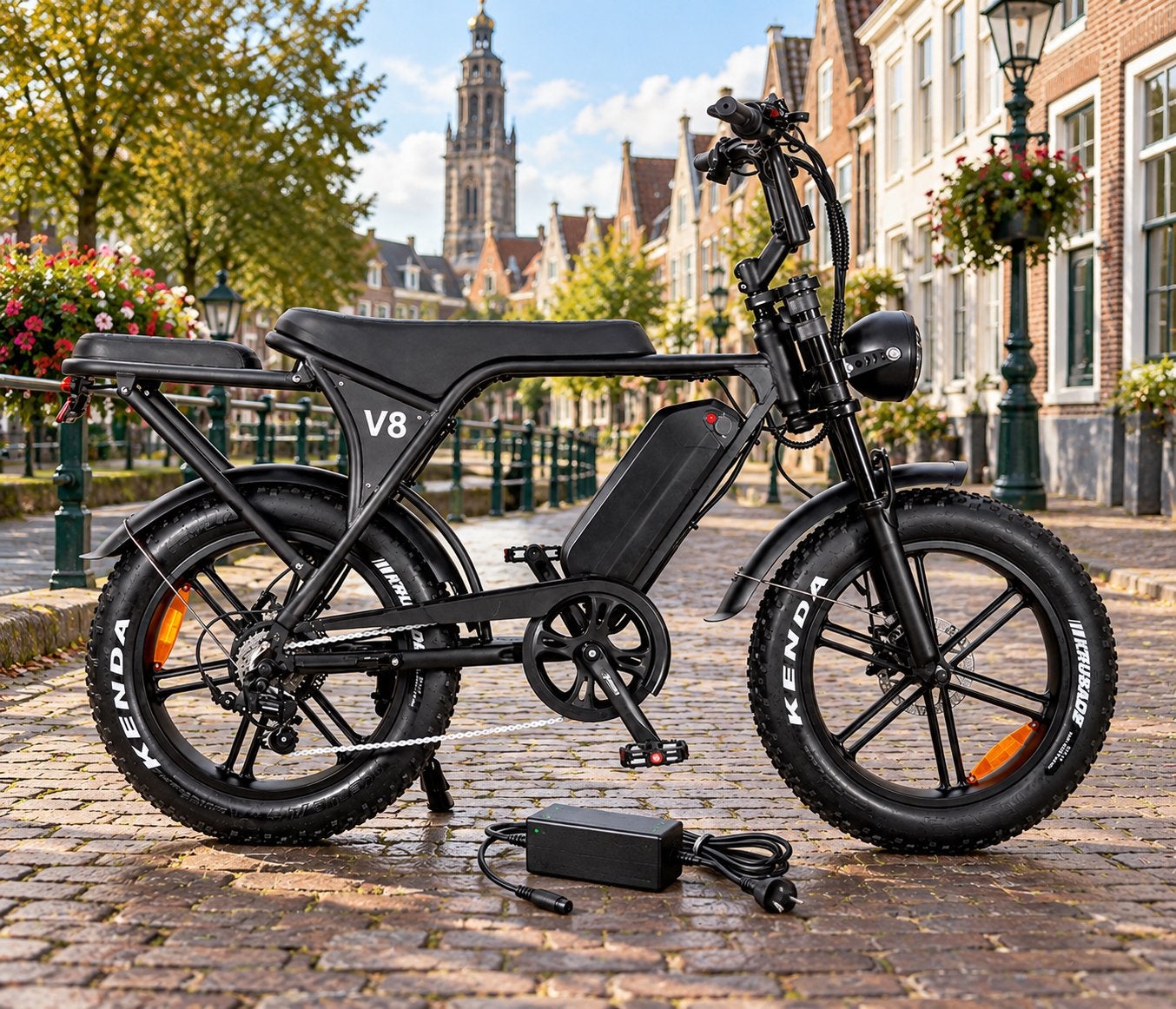V8 Fatbike 250W – 48V 15Ah – In nieuw staat, Overige merken, Ophalen of Verzenden, Zo goed als nieuw, 59 cm of meer
