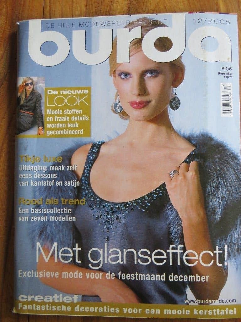 Burda december 20005 zelf lingerie maken, Ophalen of Verzenden, Zo goed als nieuw, Vrouw, Burda