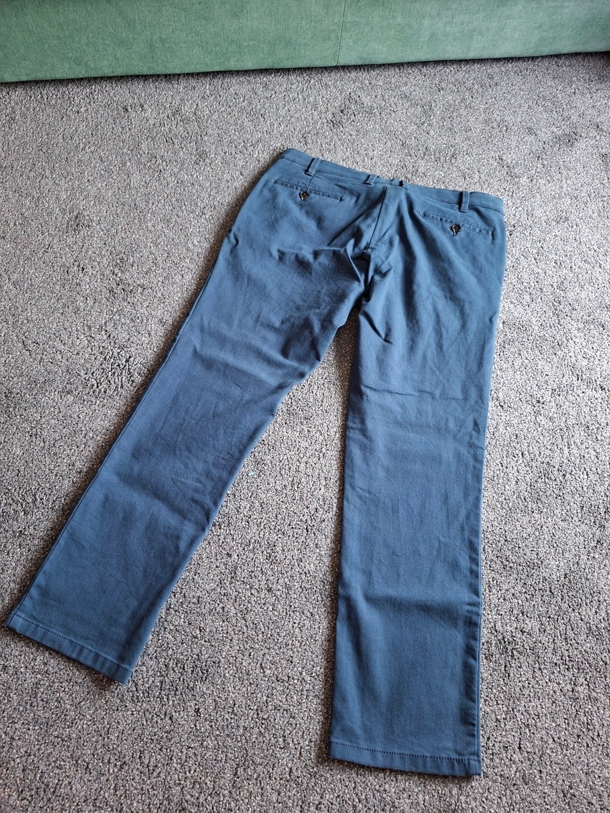 Christian Berg heren chino - Blauw 36/30, Blauw, Overige maten, Ophalen of Verzenden, Zo goed als nieuw