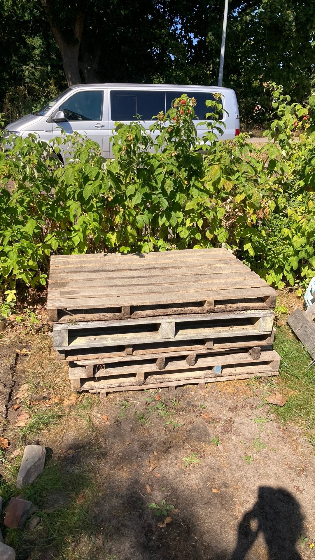 5 stevige pallets, Ophalen, Gebruikt