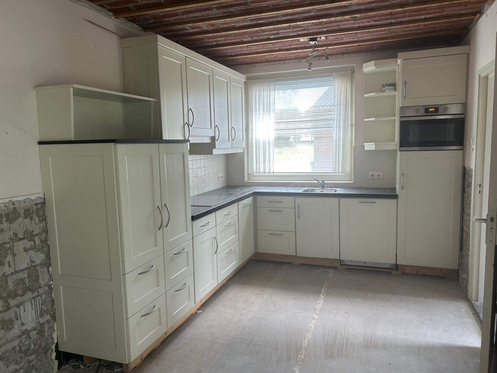 Hoek keuken, Huis en Inrichting, Ophalen, Gebruikt, Hoekkeuken, Kunststof
