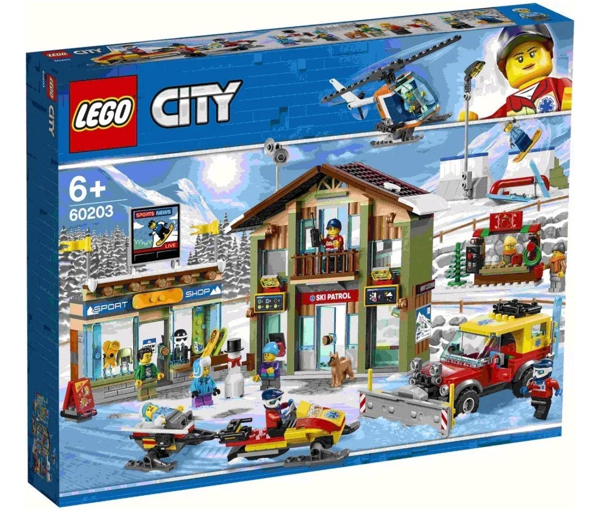 Lego city 60203 Ski Resort kerst set Nieuw, Kinderen en Baby's, Ophalen of Verzenden, Nieuw