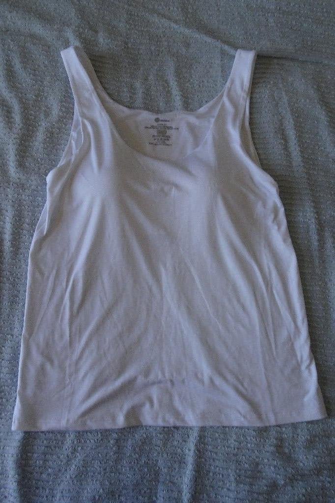 wit singlet/hemd microvezel met padded cups S/M, Kleding | Dames, Ophalen, Overige typen, Wit, Nieuw