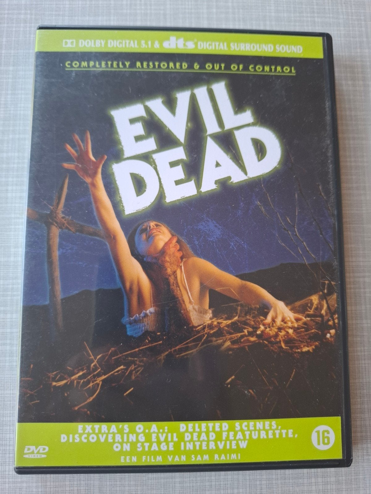 Evil Dead - DVD, Cd's en Dvd's, Dvd's | Horror, Gebruikt, Slasher, Vanaf 16 jaar, Ophalen of Verzenden