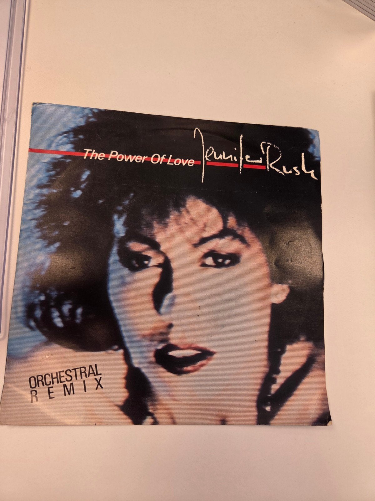 Jennifer Rush the power of love 7 inch singel vinyl, Cd's en Dvd's, Vinyl Singles, Ophalen of Verzenden, Zo goed als nieuw