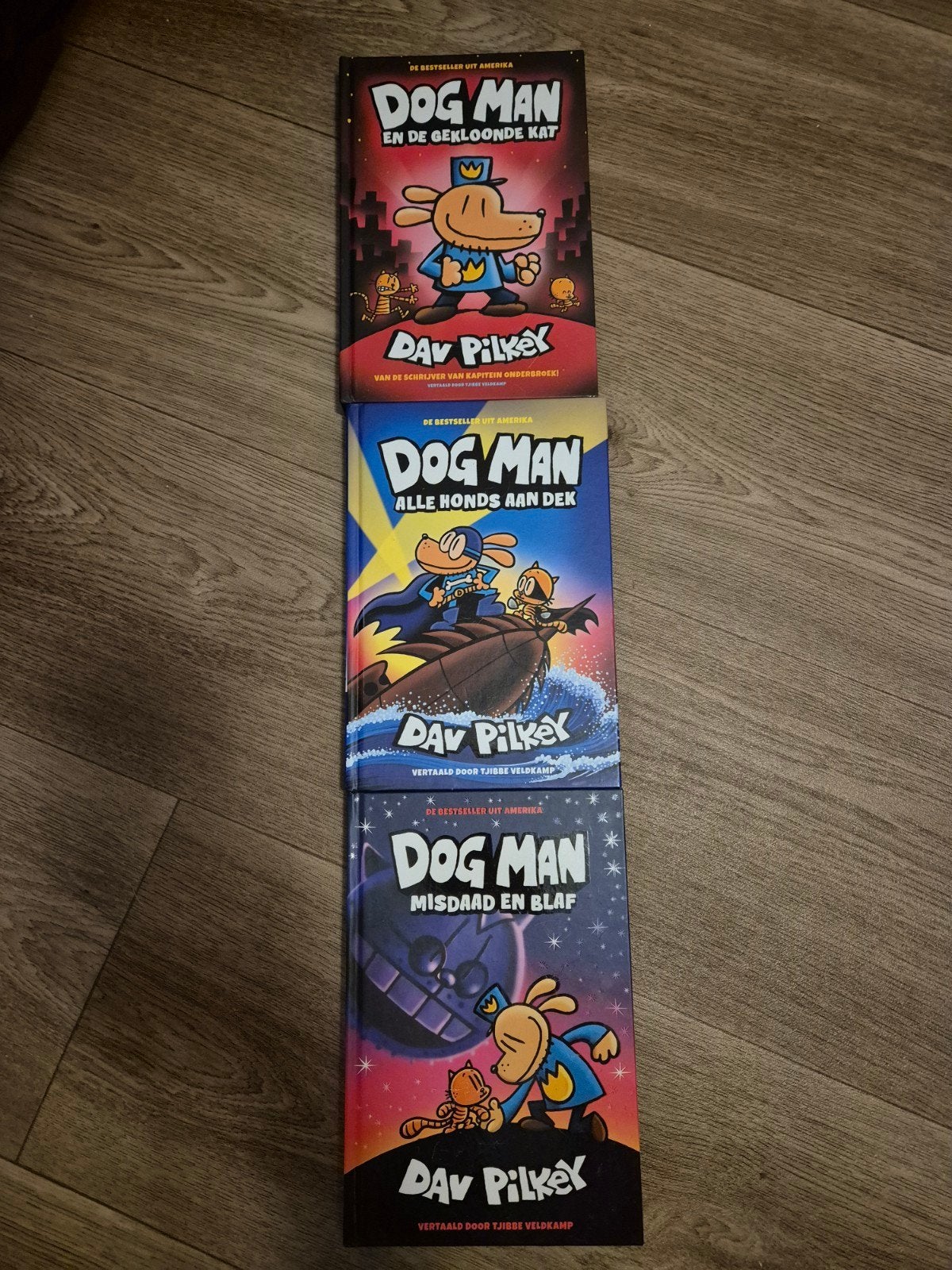 Dog Man boekenreeks - 3 delen, Ophalen of Verzenden, Zo goed als nieuw, Fictie algemeen