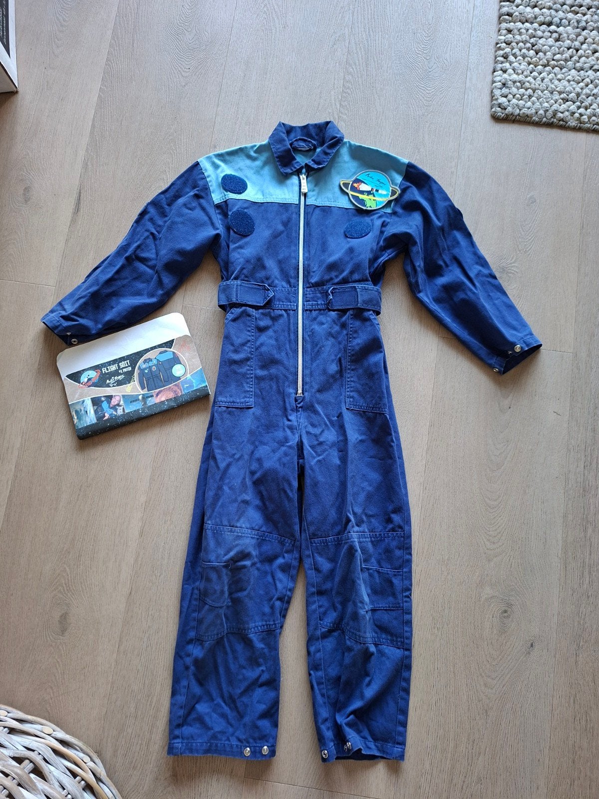 astonautenverkleedpak Andre Kuipers maat 122, Ophalen, Gebruikt, Jongen of Meisje, Overige typen