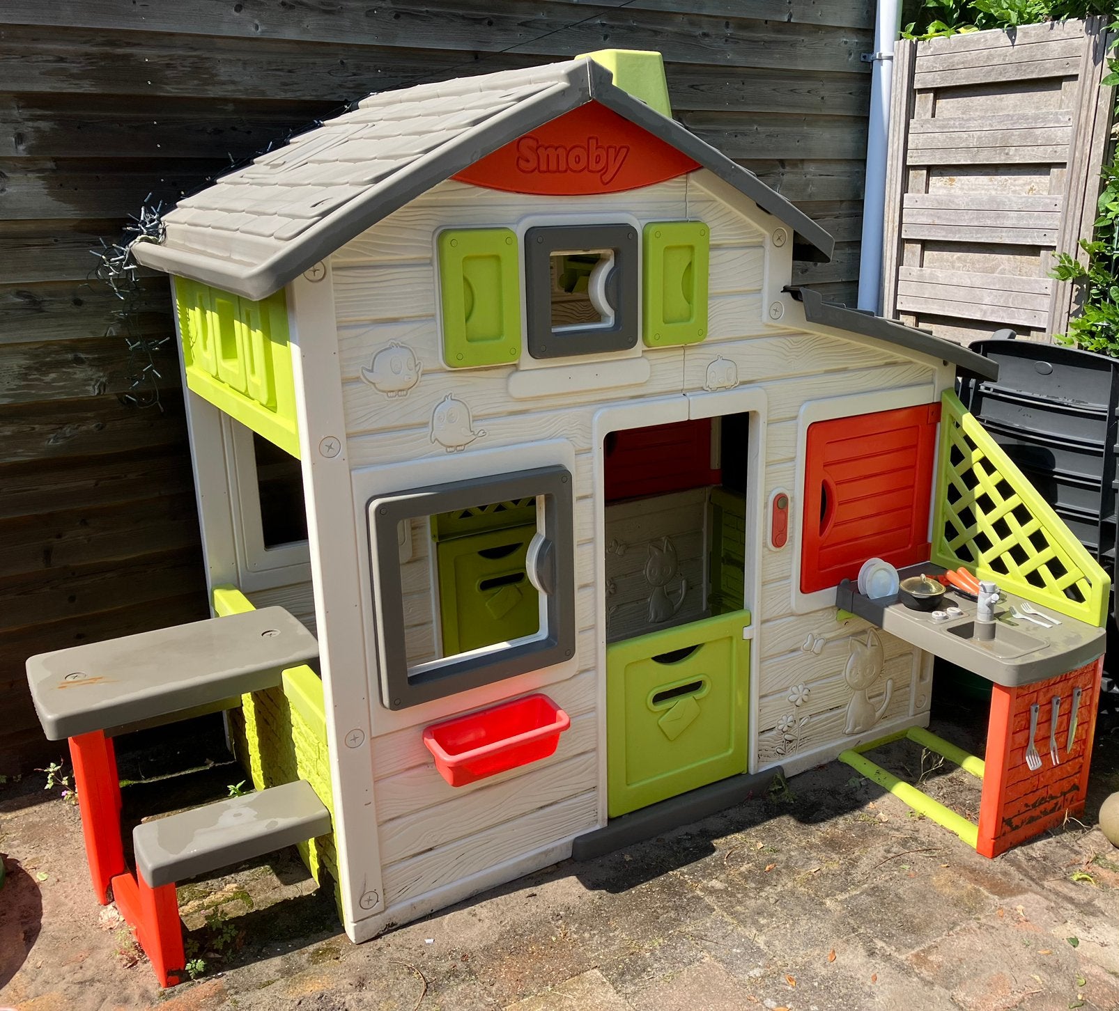 Smoby speelhuisje, Ophalen, Zo goed als nieuw, Kunststof