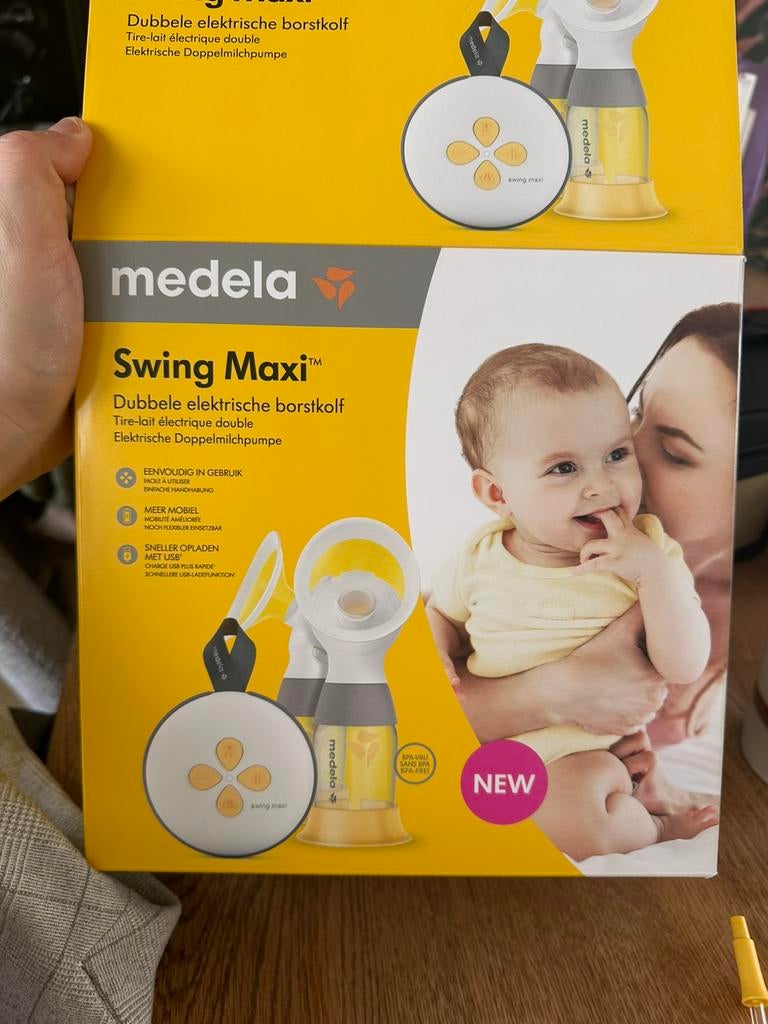 Overcomplete medela swing maxi, Ophalen, Gebruikt, Borstkolf