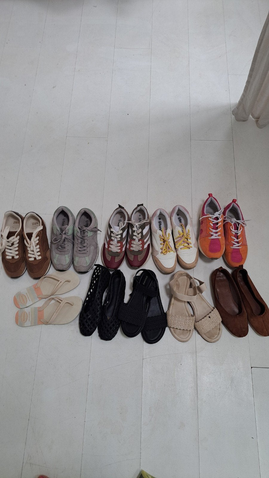 Schoen pakket sneakers, ballerina, sandalen, slippers dames, Kleding | Dames, Schoenen, Divers, Ophalen, Sneakers of Gympen