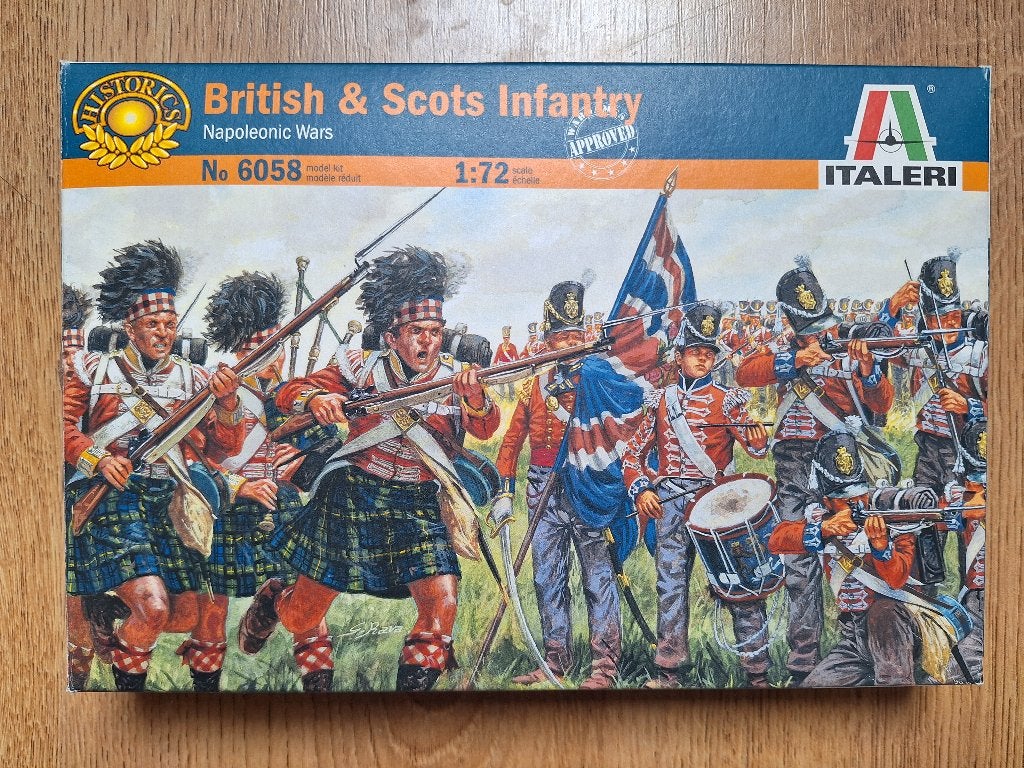 1:72 1/72 Italeri British & Scots Infantry, Ophalen of Verzenden, Zo goed als nieuw, 1:50 of kleiner, Figuur of Figuren