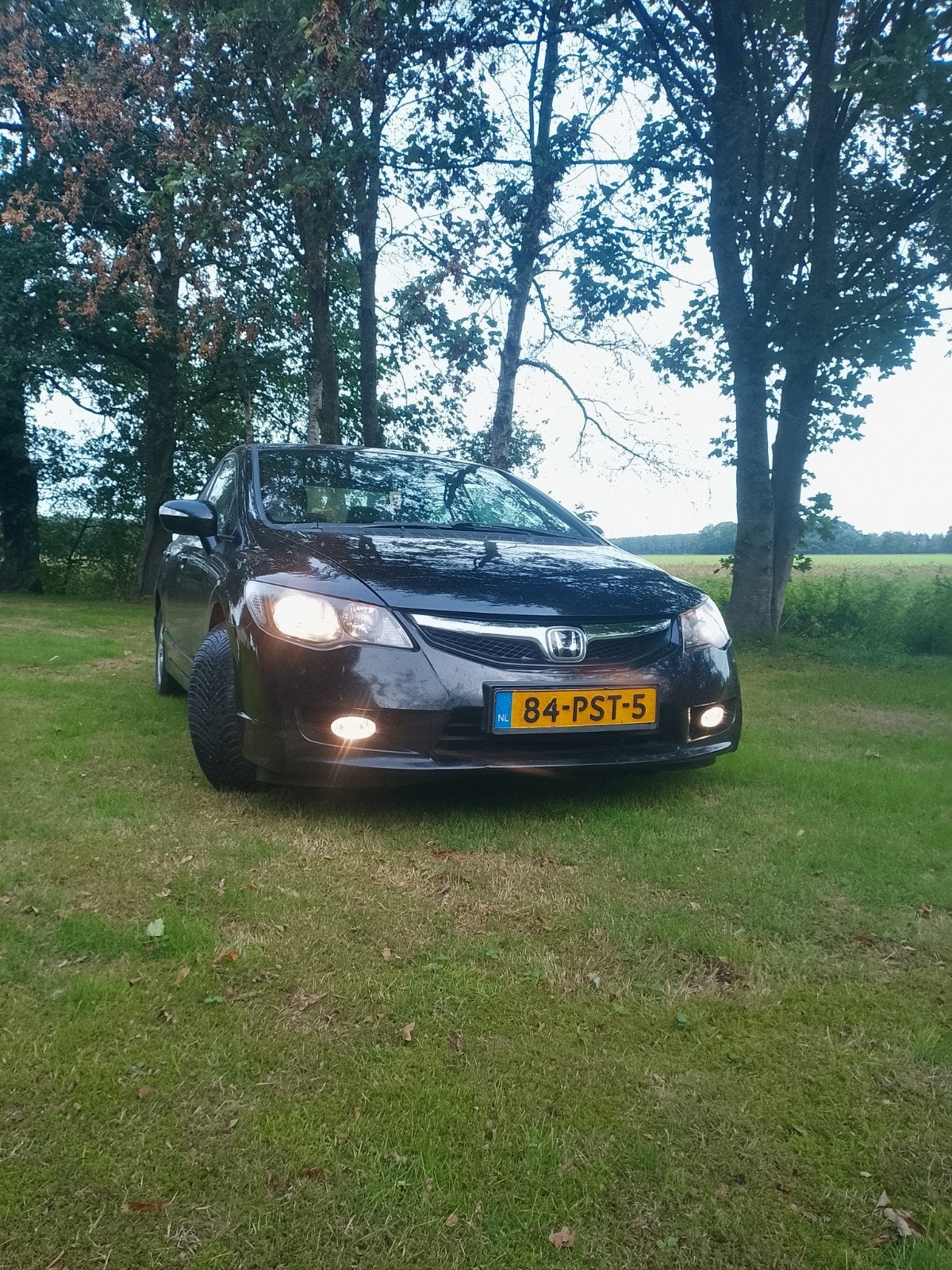 Honda Civic 1.3 Vtec Hybrid 4DR C-tr. 2011 Zwart, Stof, Beige, Zwart, Origineel Nederlands