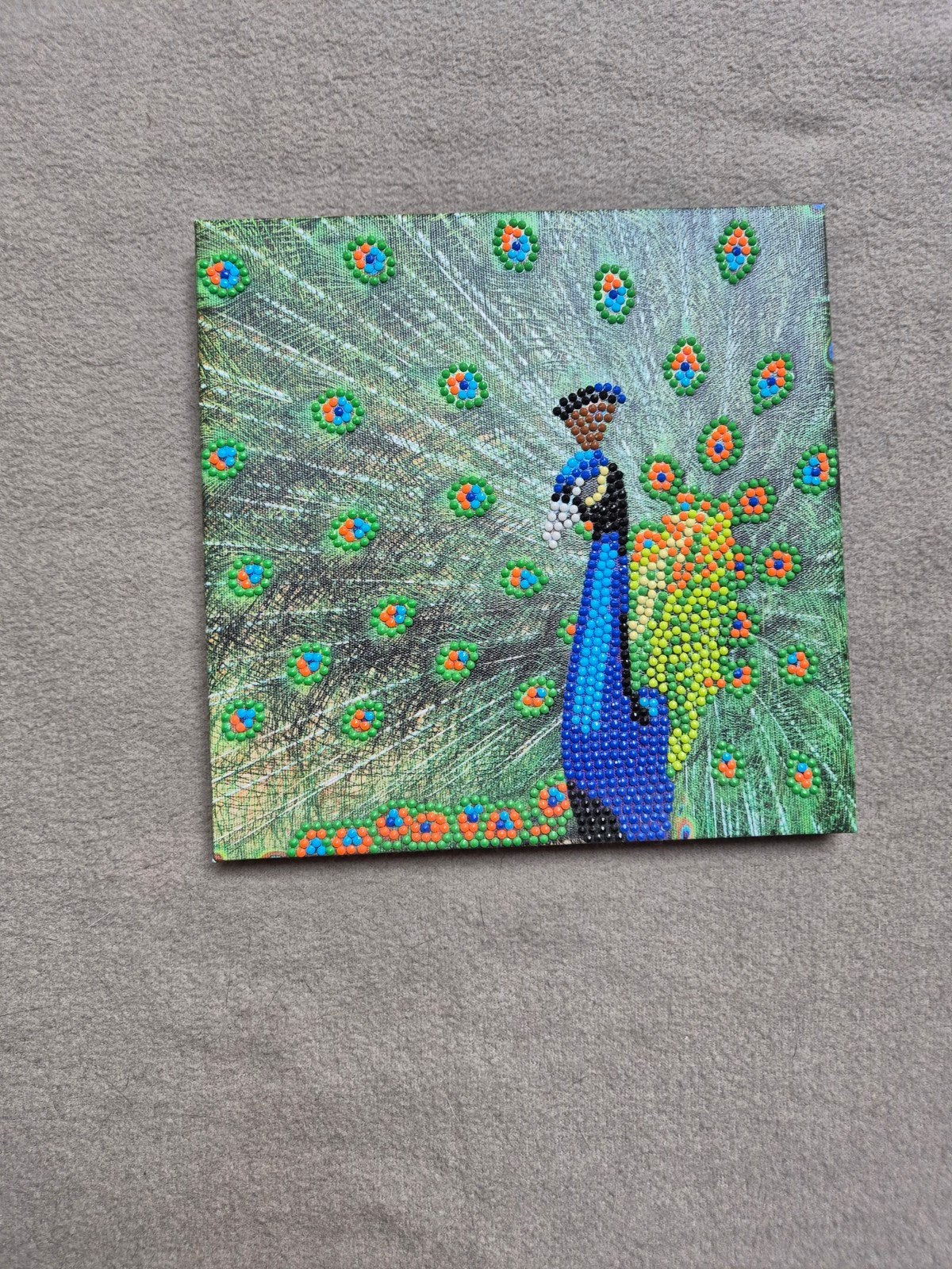 Diamond Painting Pauw - 20x20 cm, Ophalen of Verzenden, Nieuw, Meerkleurig, Modern