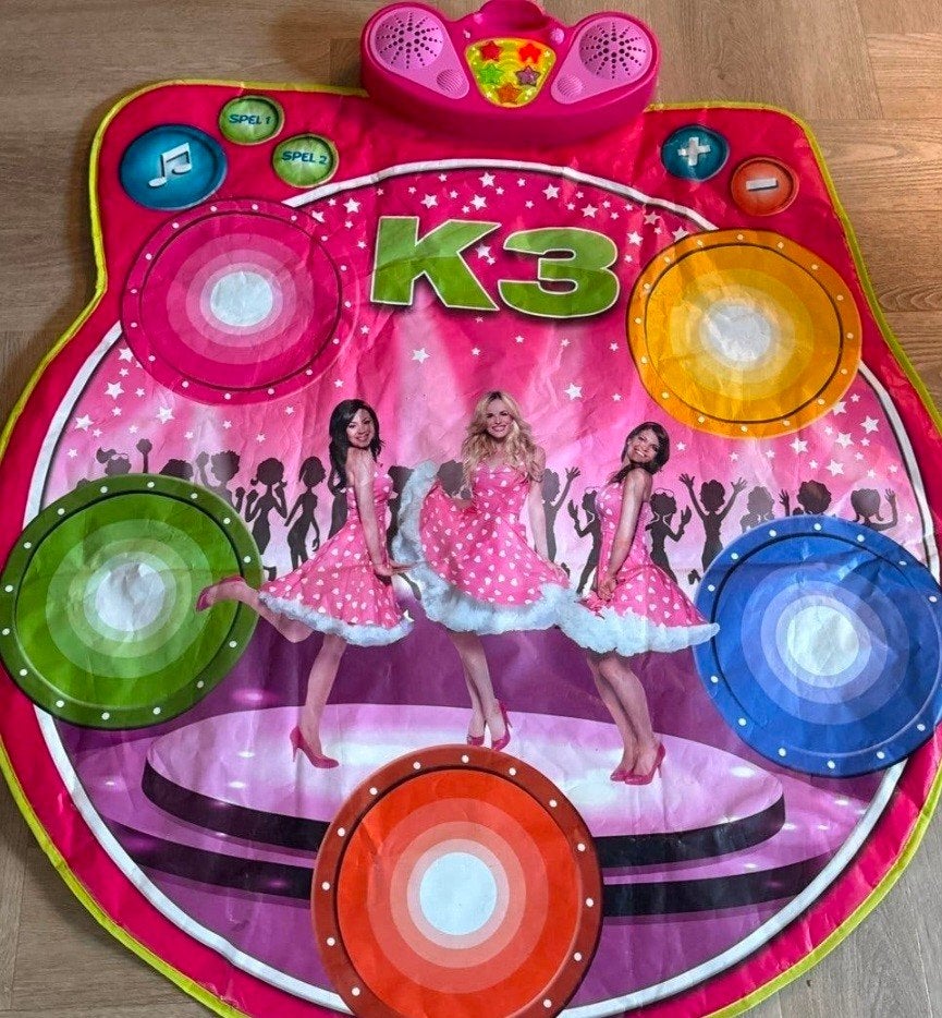 K3 Dansmat met Muziek en Lichteffecten, Ophalen, Zo goed als nieuw, Meisje