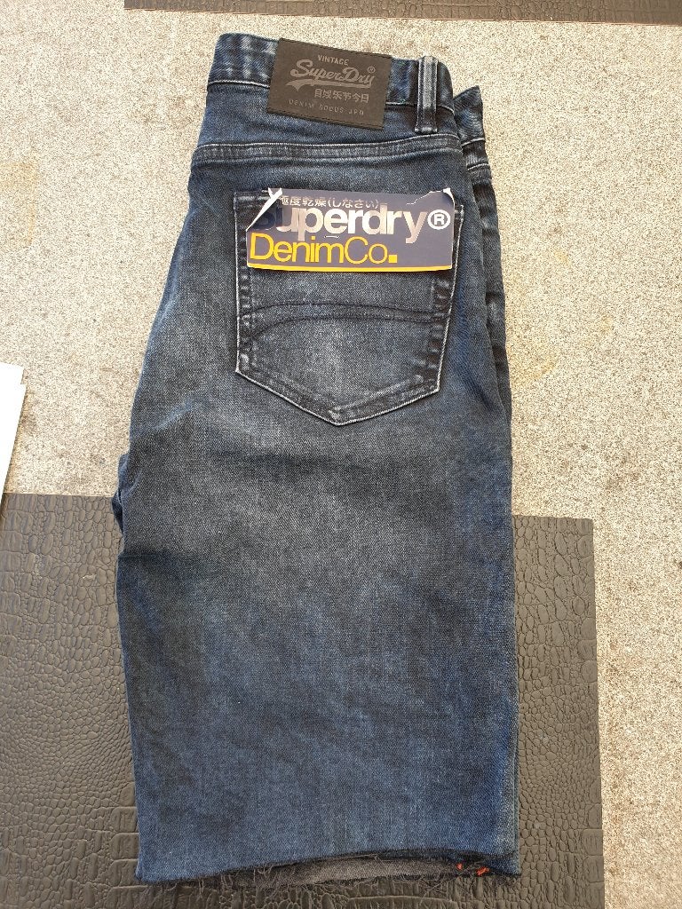 H) NIEUW Denim Co Superdry Denim spijker jeans '30 ' blauw, Ophalen of Verzenden, Nieuw, Blauw, W32 (confectie 46) of kleiner