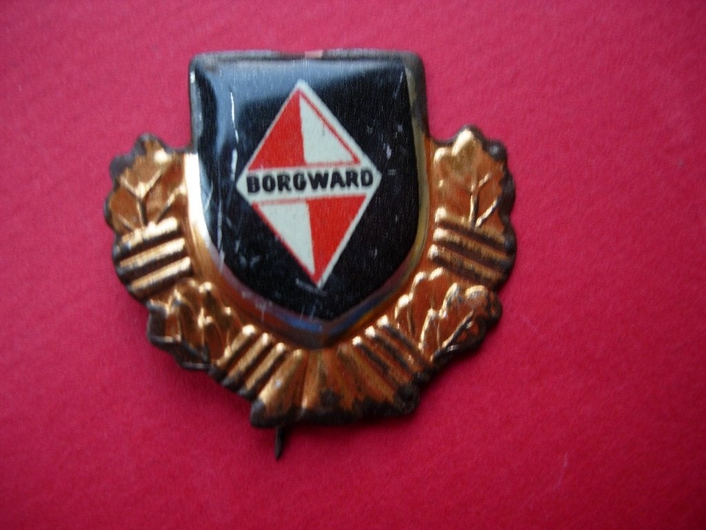 Steekspeldje Borgward motor-car Germany, Verzenden, Zo goed als nieuw, Merk, Speldje of Pin