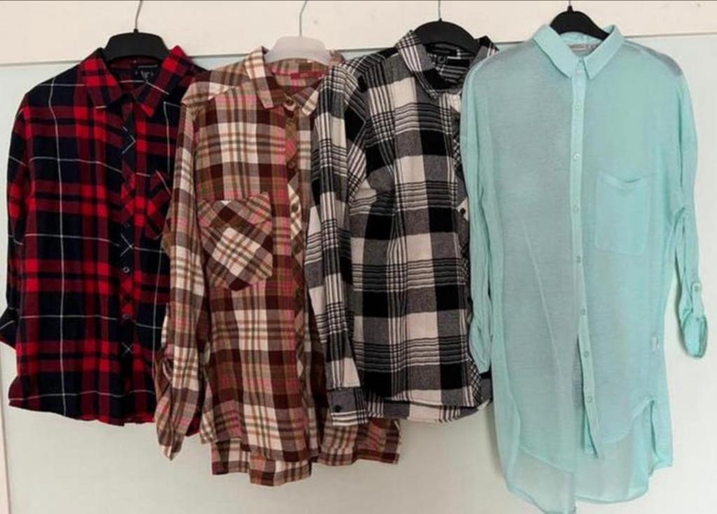 Set van 4 dames shirts maat S - Zo goed als nieuw, Ophalen of Verzenden, Zo goed als nieuw, Maat 36 (S), Rood