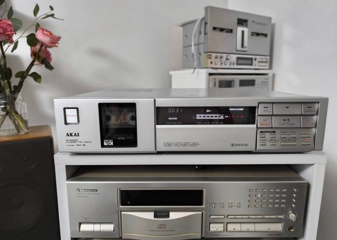 Akai GX-9 cassettedeck, Ophalen of Verzenden, Enkel, Akai, Tiptoetsen
