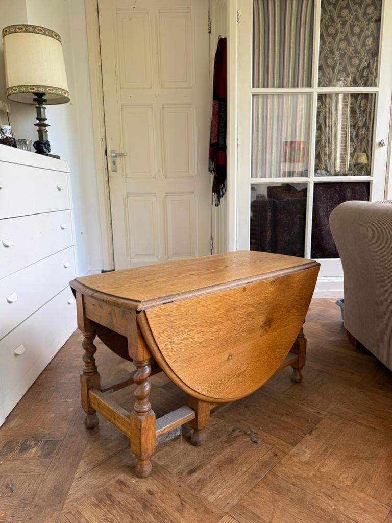 salontafel uitklapbaar, Ophalen