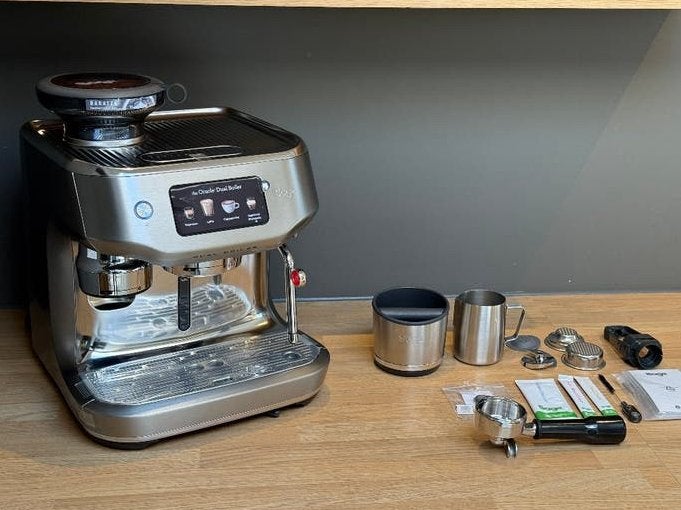 Sage Oracle Dual Boiler Brushed Stainless Steel, Garantie, Witgoed en Apparatuur, Espresso apparaat, 10 kopjes of meer, Afneembaar waterreservoir