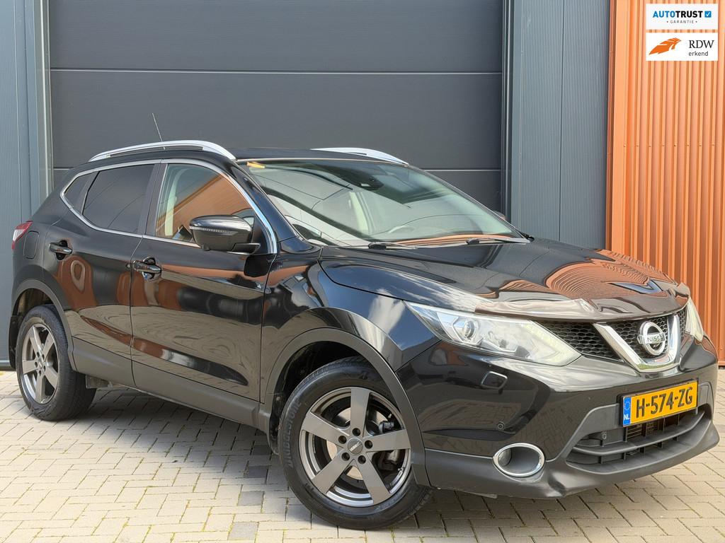 Nissan Qashqai 1.2 Tekna|Nieuwe Ketting|360 Graden Camera|Tr, Auto's, Nissan, Gebruikt, 4 cilinders, Zwart, Bedrijf