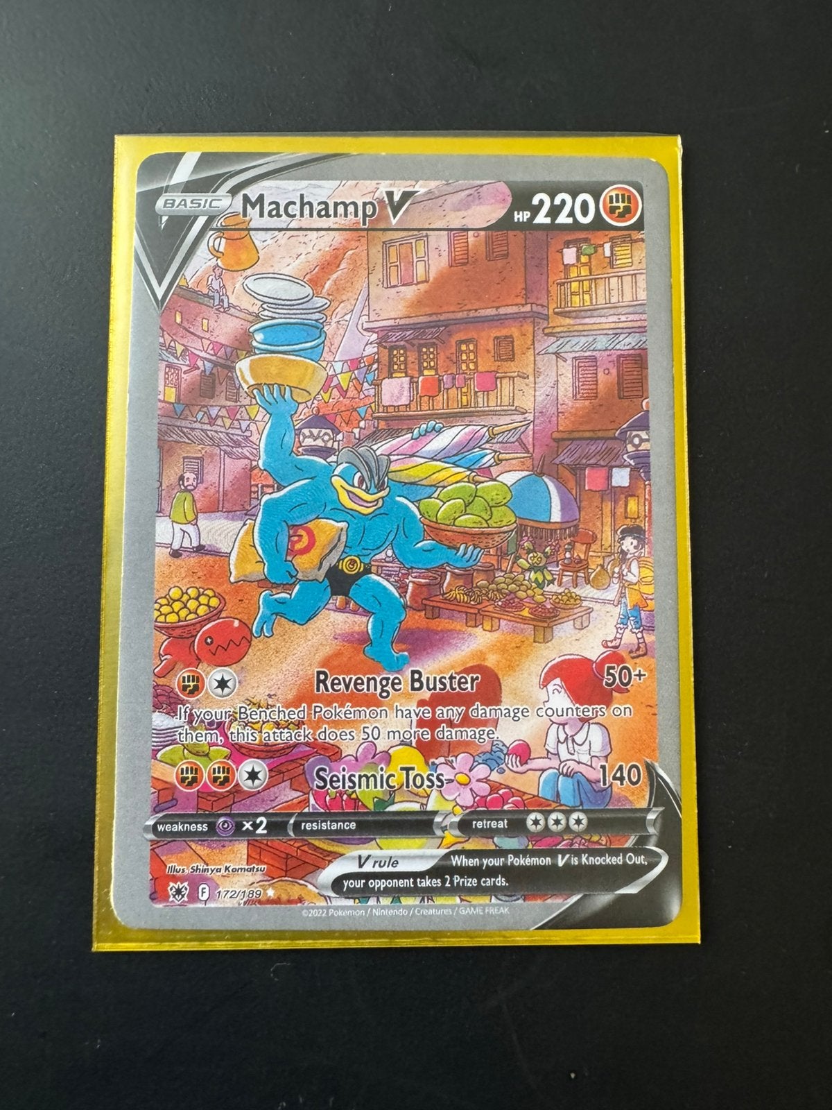 Machamp V Alternate Art 172/189 - Astral Radiance, Ophalen of Verzenden, Zo goed als nieuw