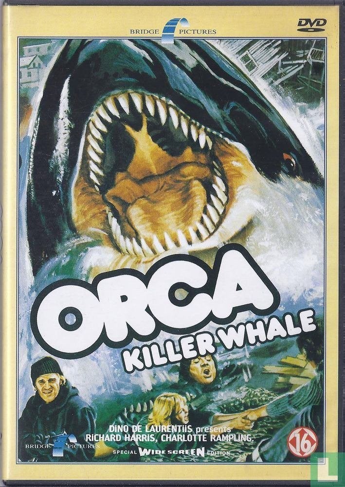 Orca Killer Whale (1977) DVD Charlotte Rampling - CLASSIC, 1960 tot 1980, Engels, Vanaf 16 jaar, Nederlands