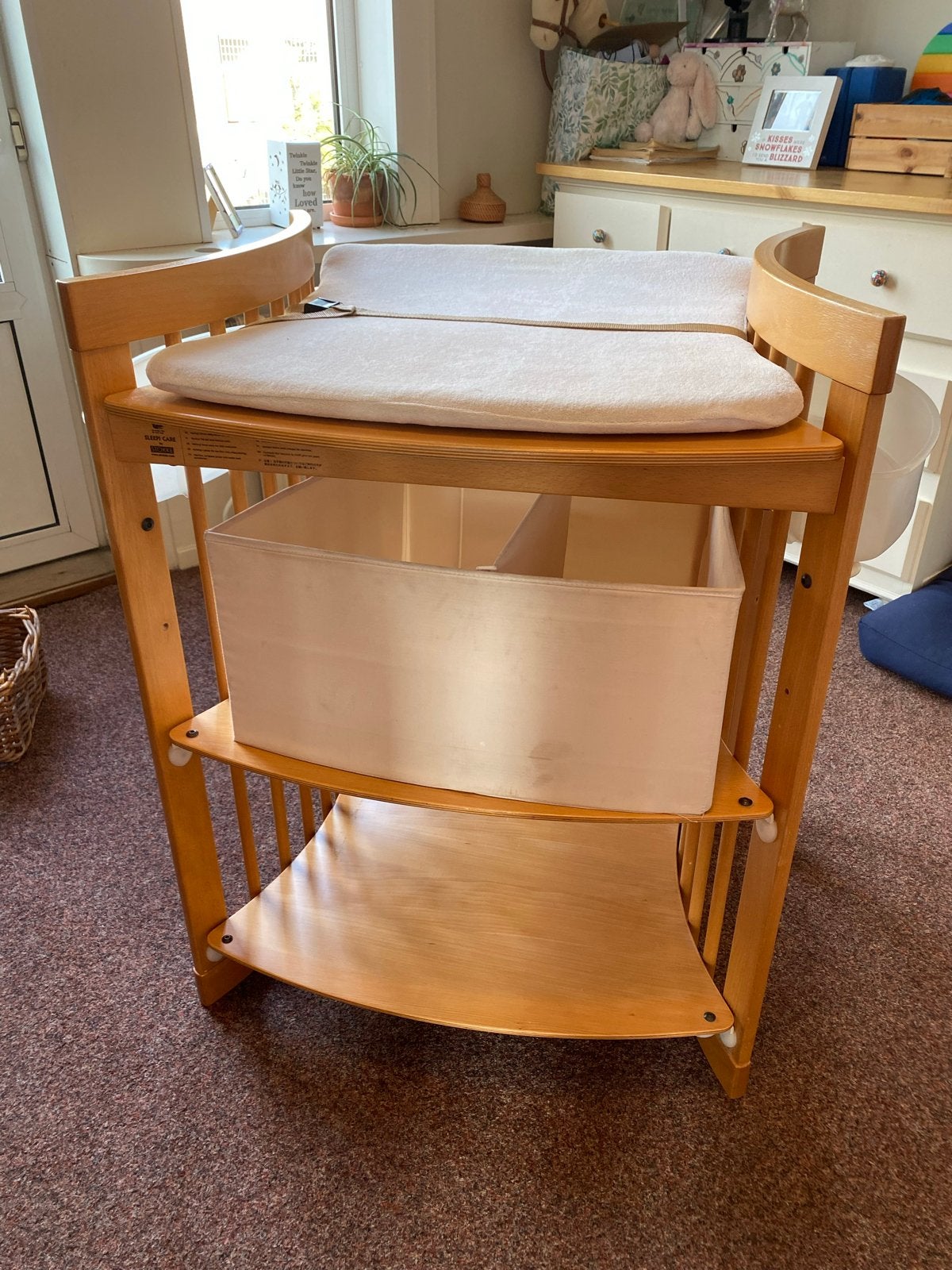 Stokke Commode/Verschoontafel // Baby Changing Table - Hout, Kinderen en Baby's, Kinderkamer | Commodes en Kasten, Gebruikt, 70 cm of meer