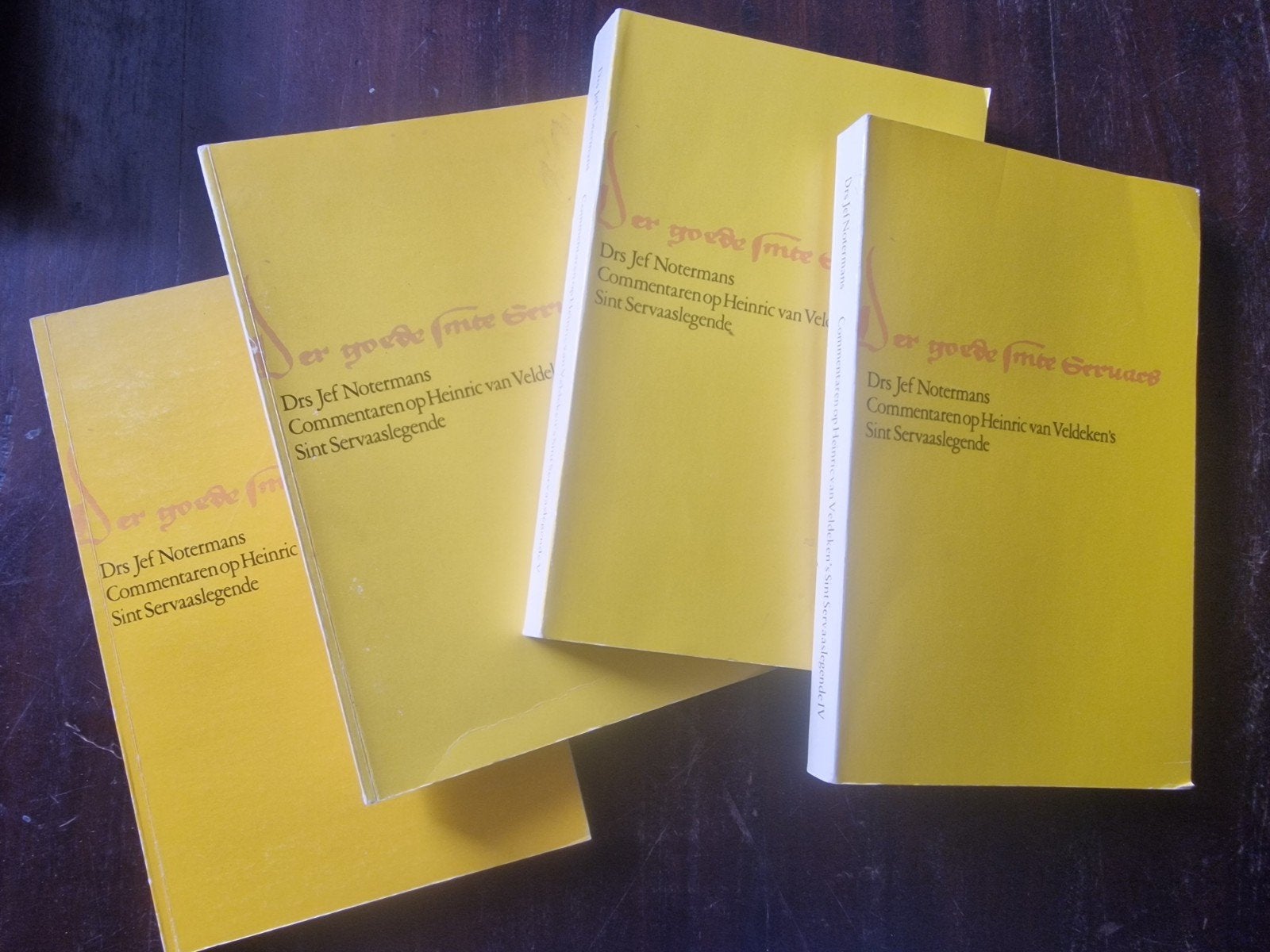 Commentaren op Heinric van Veldeken's Sint Servaaslegende, Boeken, Ophalen of Verzenden, Zo goed als nieuw, Drs. Jef Notermans