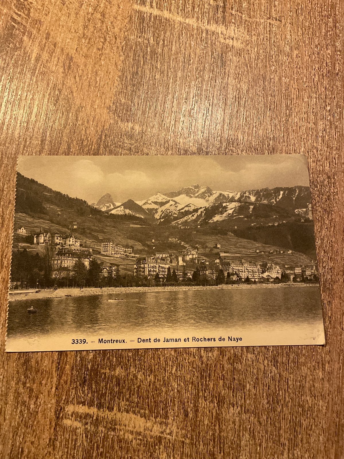 Oude Ansichtkaart Montreux - Dent de Jaman et Rochers de Nay, Ophalen of Verzenden, Gelopen, Stad of Dorp