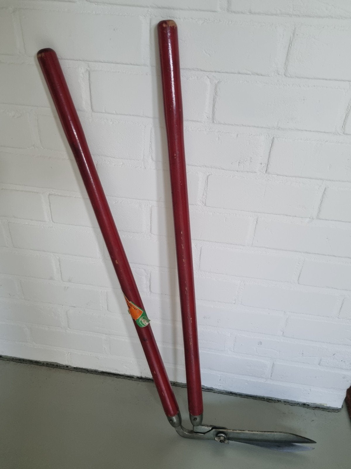 Vintage Grasschaar met Lange Steel - Tuinieren, Ophalen, Gebruikt, Overige soorten, Gartengeräte