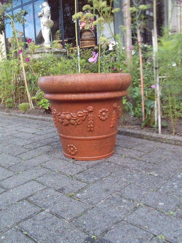Kunststof bloempot voor buiten - 39 cm hoog, 43 cm breed, Ophalen, Kunststof, Gebruikt, 40 cm of meer
