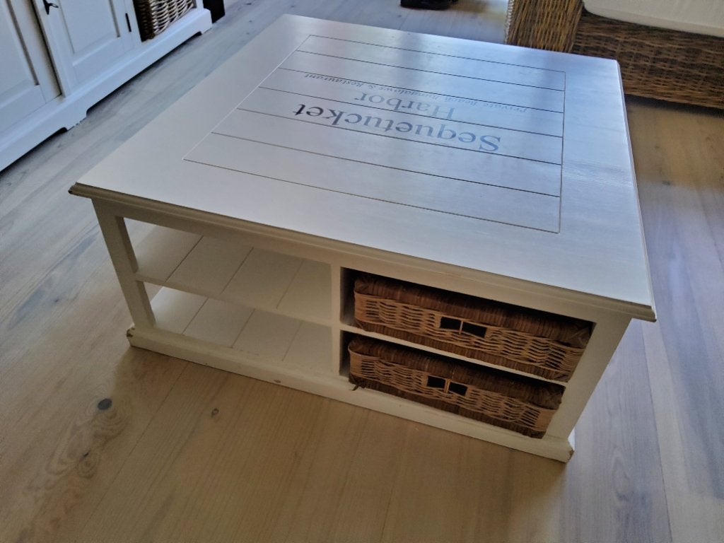 Salontafel RIVERA MAISON met gebruik schade, Ophalen, Gebruikt, 50 tot 100 cm, Vierkant